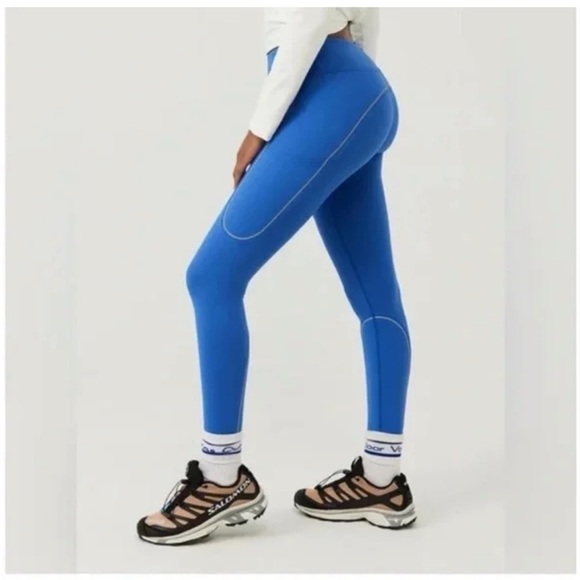 Outdoor Voices FrostKnit 7/8 Leggings Blue White Size Small Approximate - Picture 2 of 15